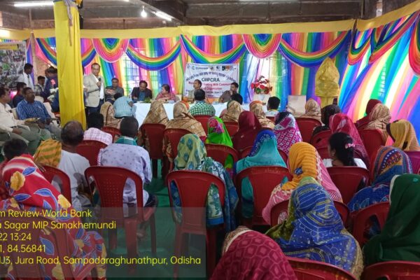 Client ( World Bank) visit and Mid Term review on OIIPCRA Project , Sanakhemundi Block, Ganjam Block