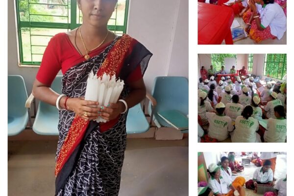 Candle making training for Jirania FPO, West Tripura, Tripura, 2023