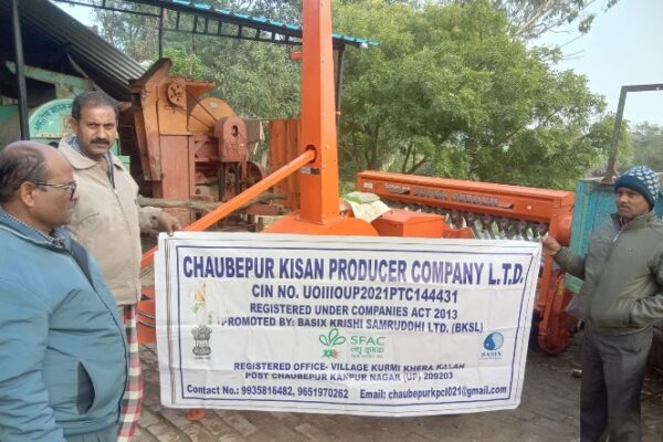 Farm Machinery Scheme availed by Chaubepur FPO, Kanpurnagar, UP by Govt of UP, 2023