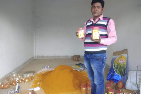 Preparation of Turmeric Powder, Kaliyaganj, West Bengal, 2022