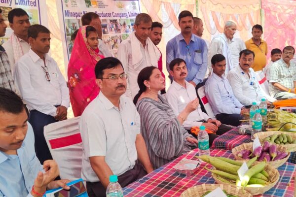 Ms. Shubha Thakur, Joint Secretary, DA&FW, Ministry of Agriculture and Farmers Welfare, Government of India visited on 18th Sept 2023 to Minapur Kisan Producer Company Limited, Muzaffarpur district, Bihar.