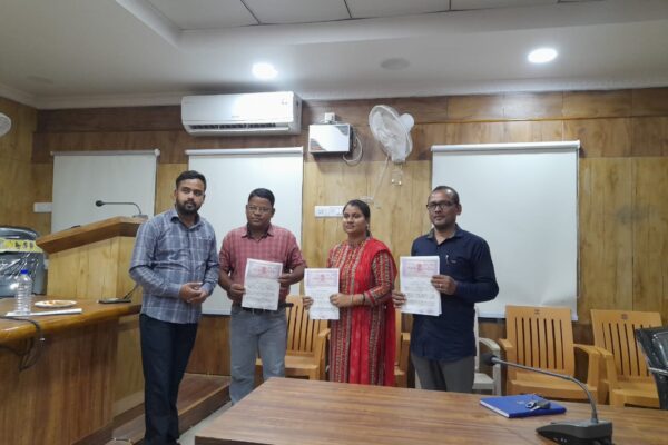 3 MoA with ATMA and Shree Shree Balunkeswar Farmers Producer Company Ltd at Chief District Agriculture Office, Nayagarh, Odisha, on 31st March 2023