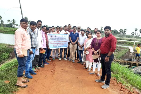 Basix Krishi, SO-ZONE-I, Ganjam district, Fishery Expert along with DFO, AFO and Project beneficiaries attended a “National Exposure Visit” organised by World Fish under the OIIPCRA Project held on 11th September 2023 to 15th September 2023 at Aquaculture Hub, Andhra Pradesh