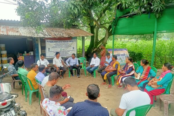 BASIX Krishi conducted three days exposure visit of the farmers of Jirania FPO and Lefunga FPO of West Tripura district of Tripura to Uttardinajpur, West Bengel from 1st July to 3rd July 2023