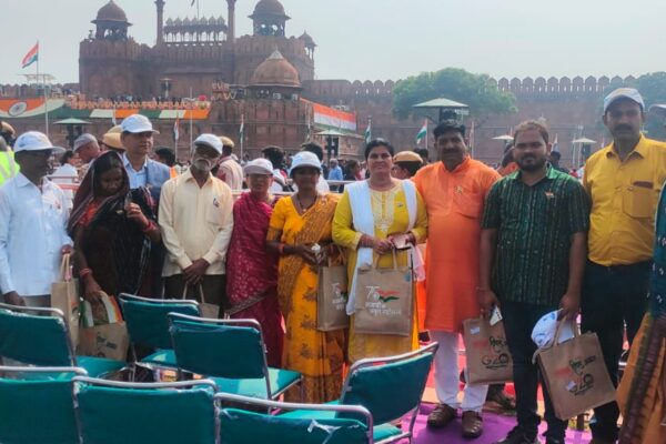 Ten FPOs promoted by BASIX Krishi in the states of Odisha, Uttar Pradesh and Bihar as special guests participated in the Independence Day Celebration at New Delhi on 15th August 2023 with the invitation from Hon’ble Prime Minister of India