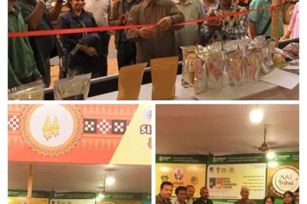 Krishi Outlet inaugurated by Sri. Manmath Dalei, Director of BKSL, at Sisir Saras Mela 2023, Baramunda, Bhubaneswar