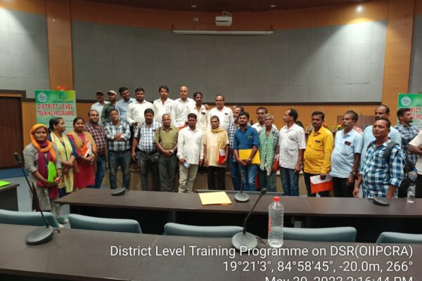 Direct Seeded Rice Training, OIIPCRA Team, DRDA, Ganjam on 30th May 2023.