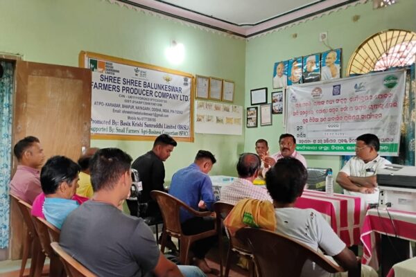 Shree Shree Balunkeswar FPO, Nayagarh district, Odisha, conducted an awareness meeting for FPOs regarding “Millet cultivation.”