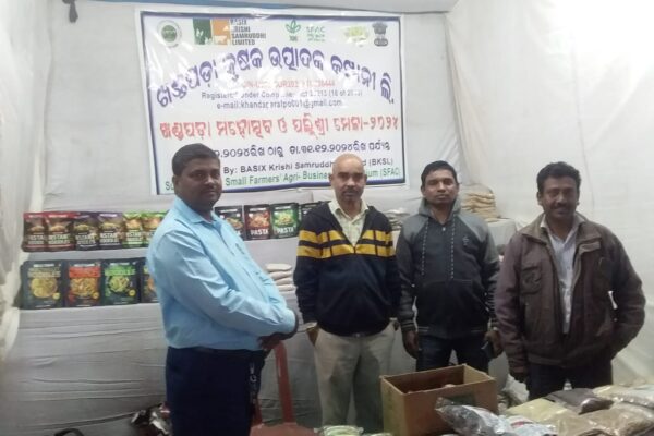 Khandapada FPCL from Nayagarh District, Odisha, participated in “Khandapada Mela & Pallishri Mahotsav 2024,” held from 27- 31 December 2024 and showcased mustard, groundnut, black rice, scented rice, jeera, mint oil & many more.