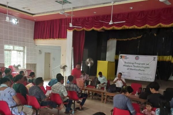 CIH, Dimapur, Nagaland & Basix Krishi conducted a training program on “Modern Technologies of Horticulture” on 23rd April’25 at Jampuijala block, Sepahijala District, Tripura focusing on “Nursery Management & Plant Propagation”.