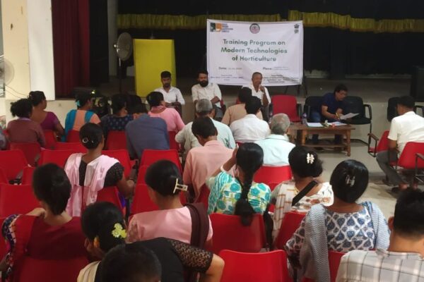 CIH, Dimapur, Nagaland & Basix Krishi conducted a training program on “Modern Technologies of Horticulture” on 25th April’25 at Jampuijala block, Sepahijala District, Tripura.