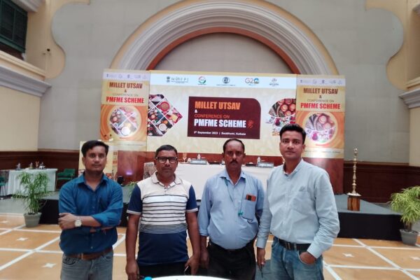 Basix Krishi Team of West Bengal participated in “Millet Utsav” and Conference on Pradhan Mantri Formalisation of Micro food processing Enterprises (PMFME) Scheme on 5th September 2023 at Kolkata.