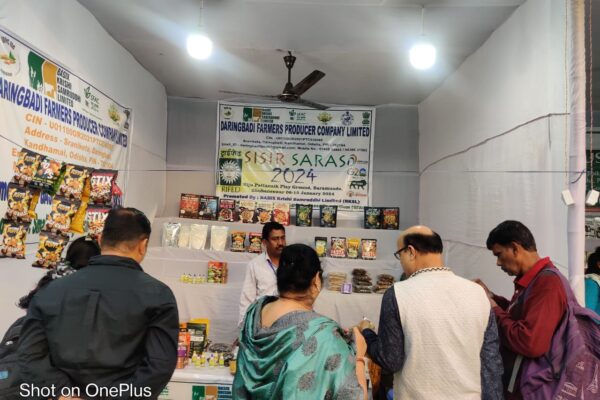 Farm to Fair - Daringbadi FPCL from Kandhamal district, Odisha exhibiting various products those are natural & organic at Sisir Saras 2024,