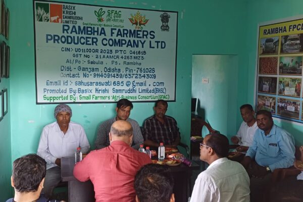 The World Bank visited Rambha FPO, Ganjam, Odisha on 25.03.2025 for marketing system of FPO, Value Addition & Convergence scope with OIIPCRA Project.