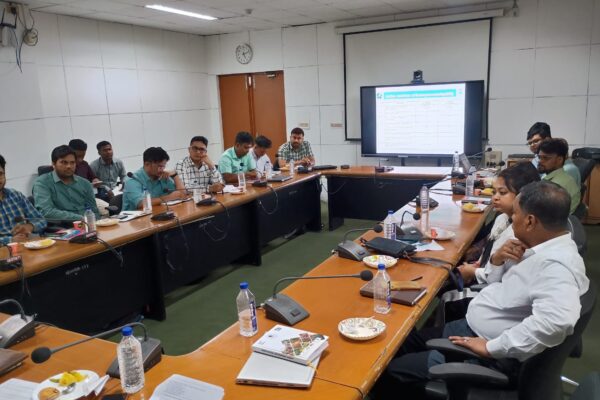 A review meeting attended by BASIX Krishi, chaired by AMD, NAFED on 08.04.2025 at Guwahati, Assam regarding the workplan for Fishery FPOs & Cooperatives to strengthen fisheries sector and to ensure sustainable growth in North East.